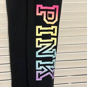 Pink Victoria’s Secret yoga leggings